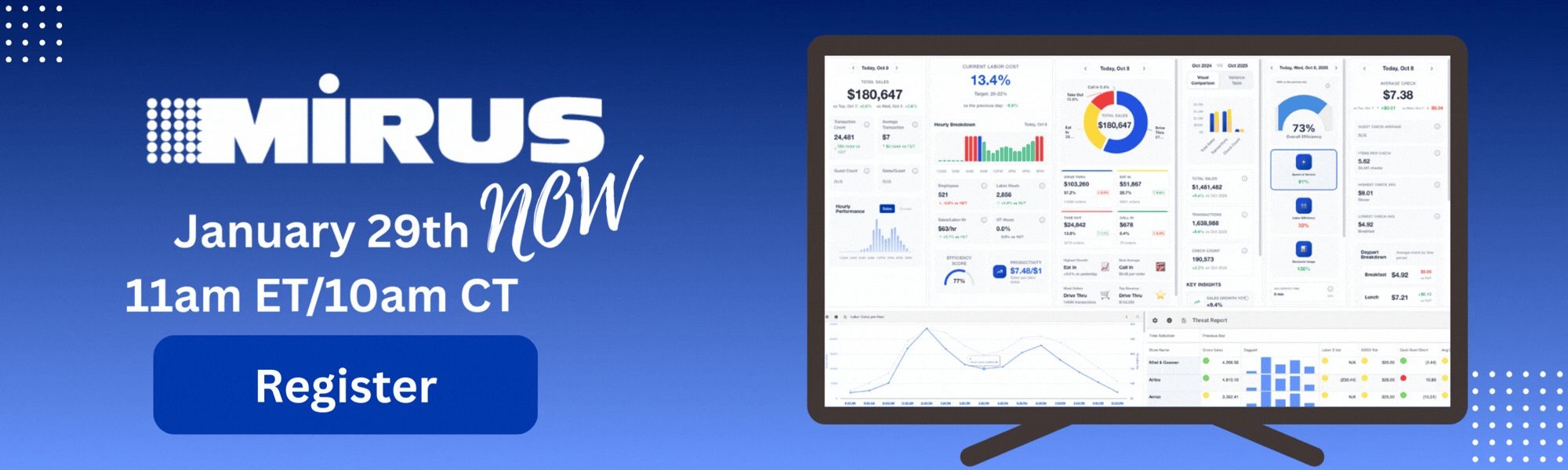 Mirus NOW Home Page Banner