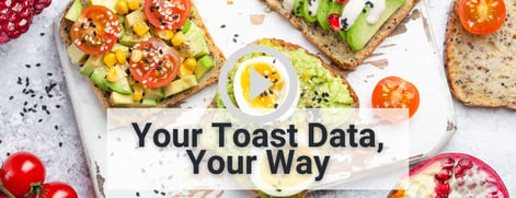 Your Toast Data, Your Way video graphic